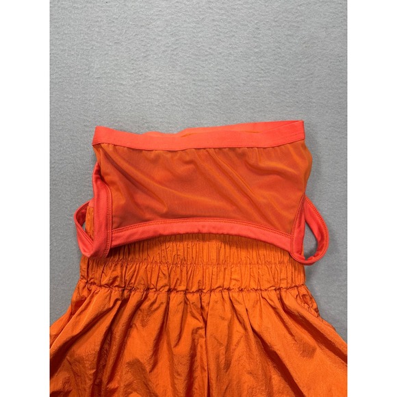 Free People Movement Way Home Skortsie S Orange Morning Burst Dress Athletic - Picture 15 of 16